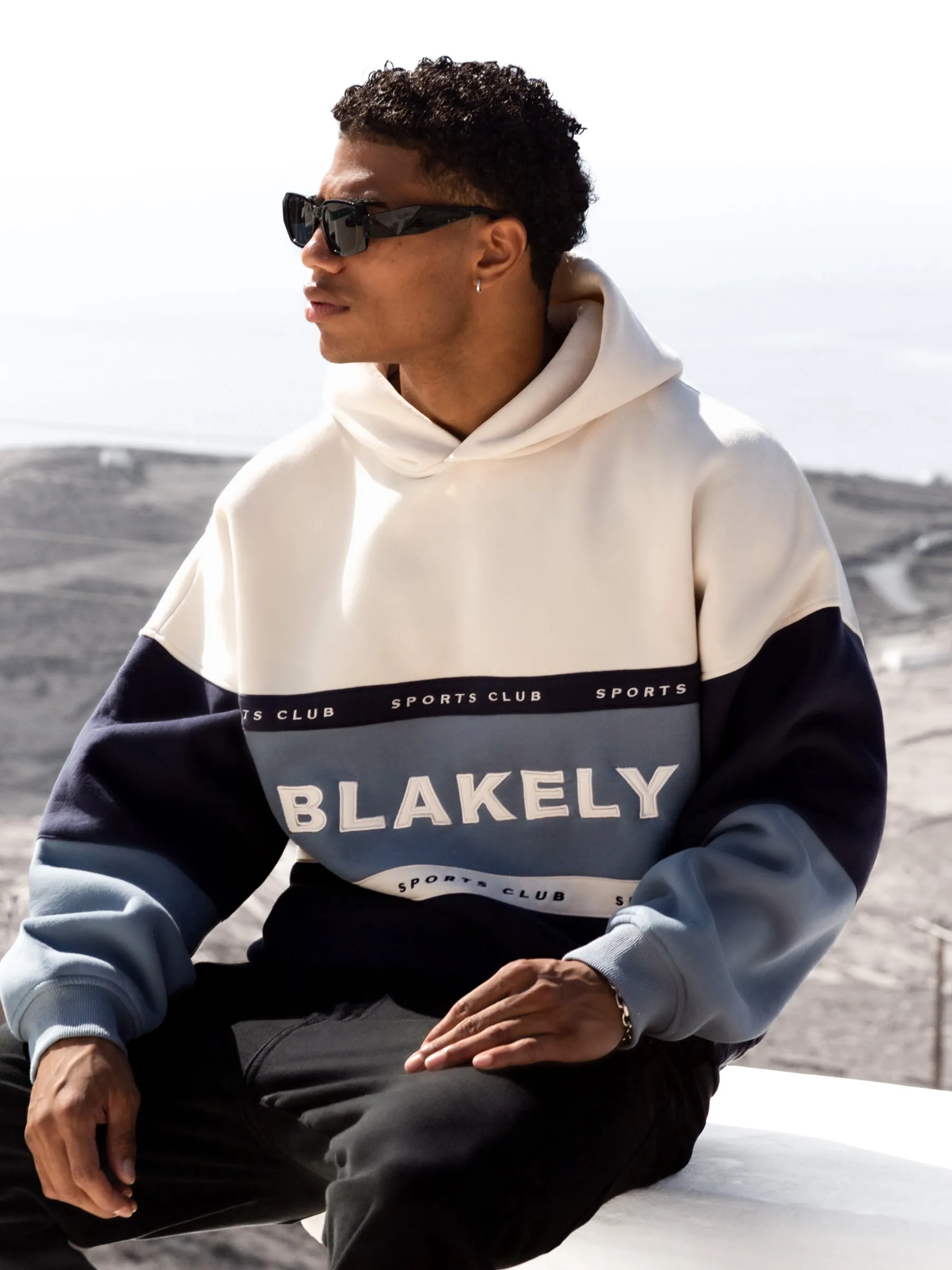 Alpine Relaxed Hoodie - Light Blue