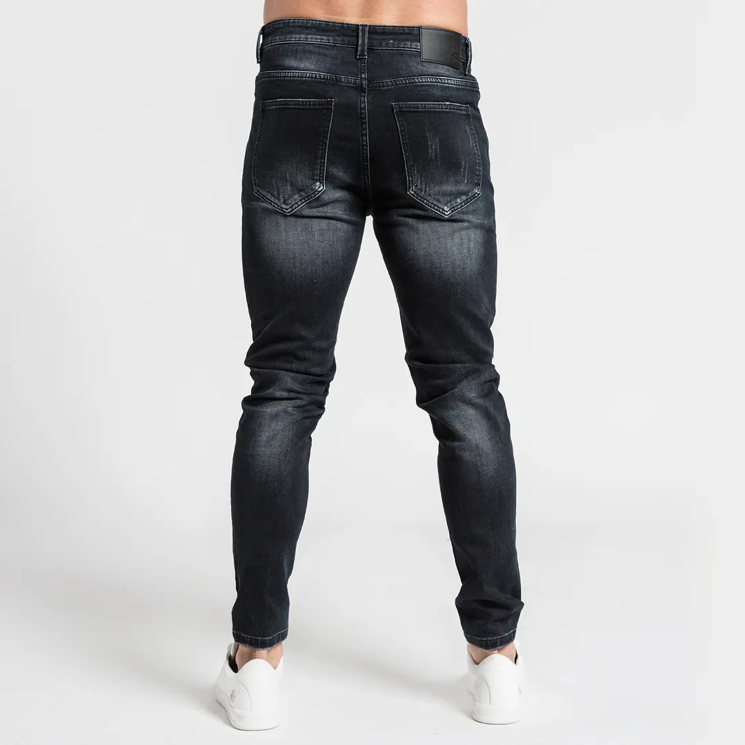 Alvaro Relaxed Fit Jeans - Black Wash