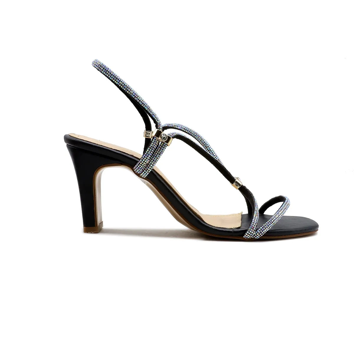 Black Bridal Sandal 066620