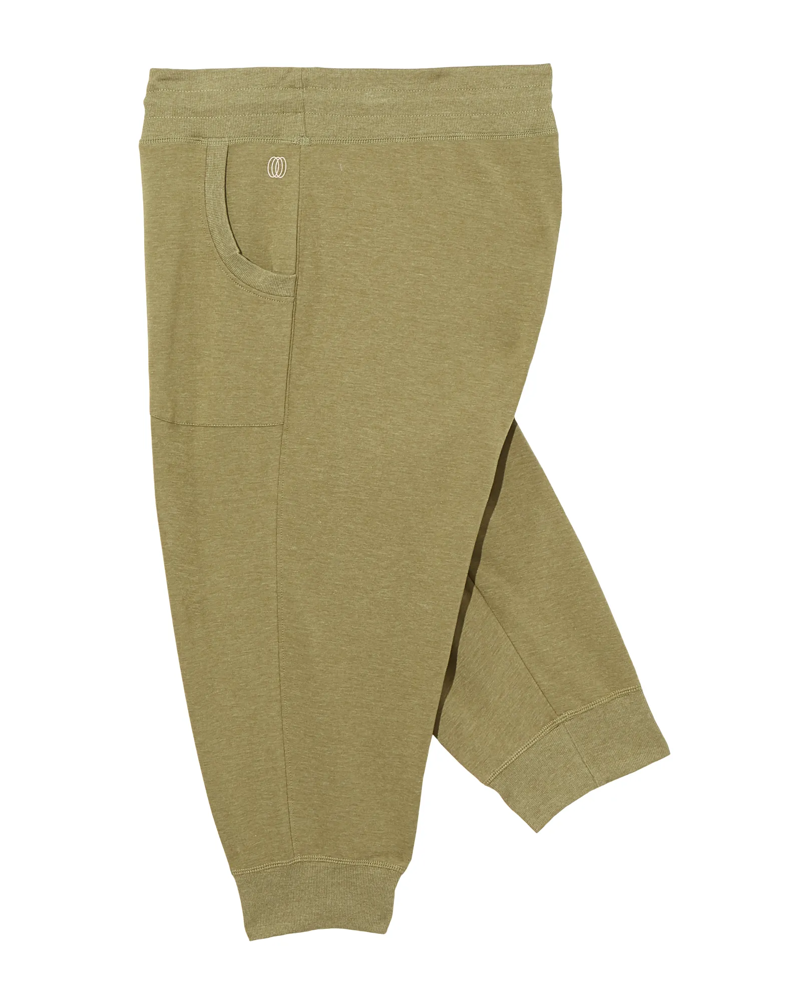 Centre Capri Jogger | Olive Green