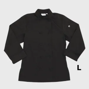 Chef Works Women's Sofia Chef Coat Black Large