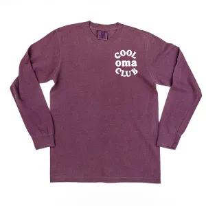 COOL Oma CLUB - Pocket Design - LONG SLEEVE COMFORT COLORS TEE