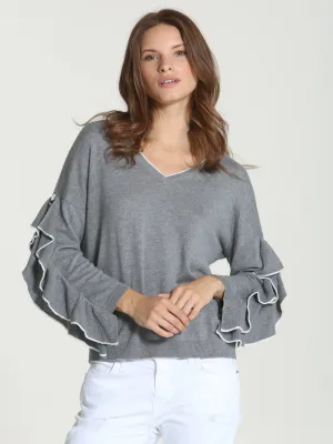 Cool Ruffle Sleeve - Thunder