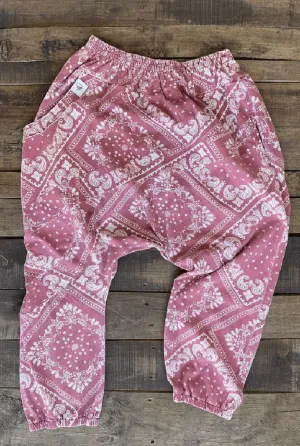 From Here & Beyond Pants - Vintage Red Bandana