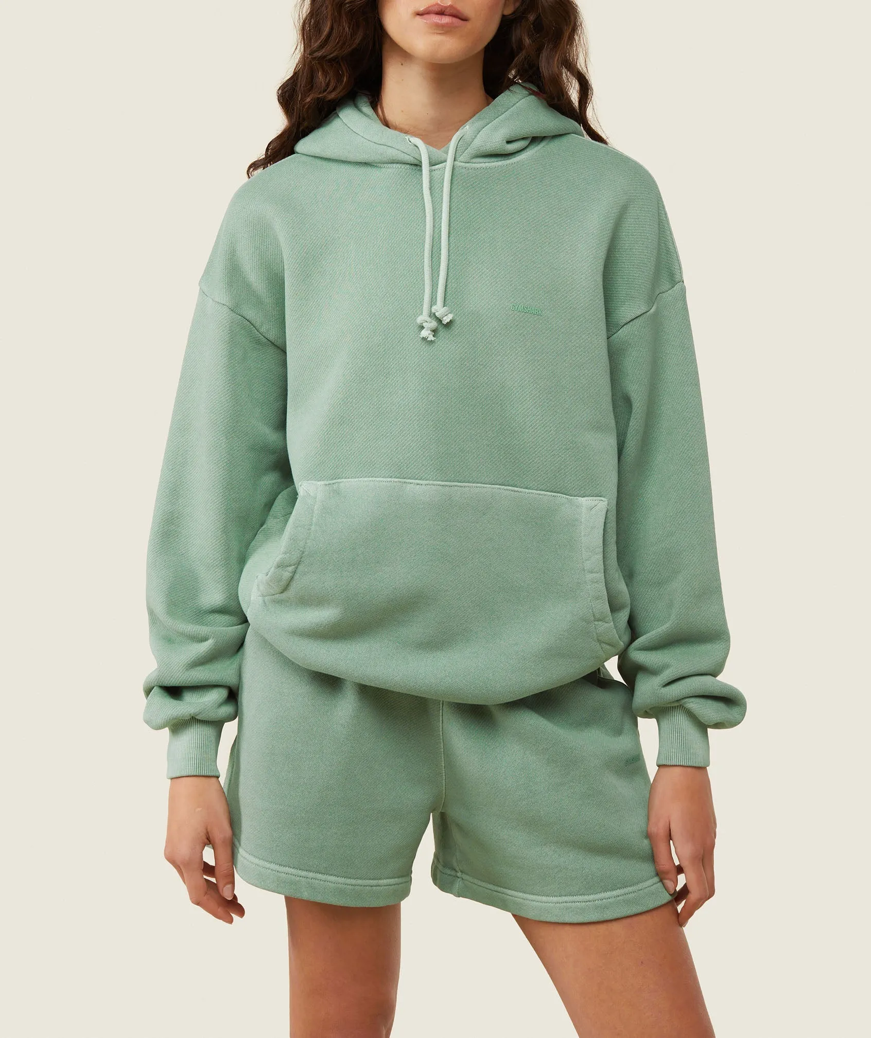 Gymshark everywear Relaxed Hoodie - Dollar Green