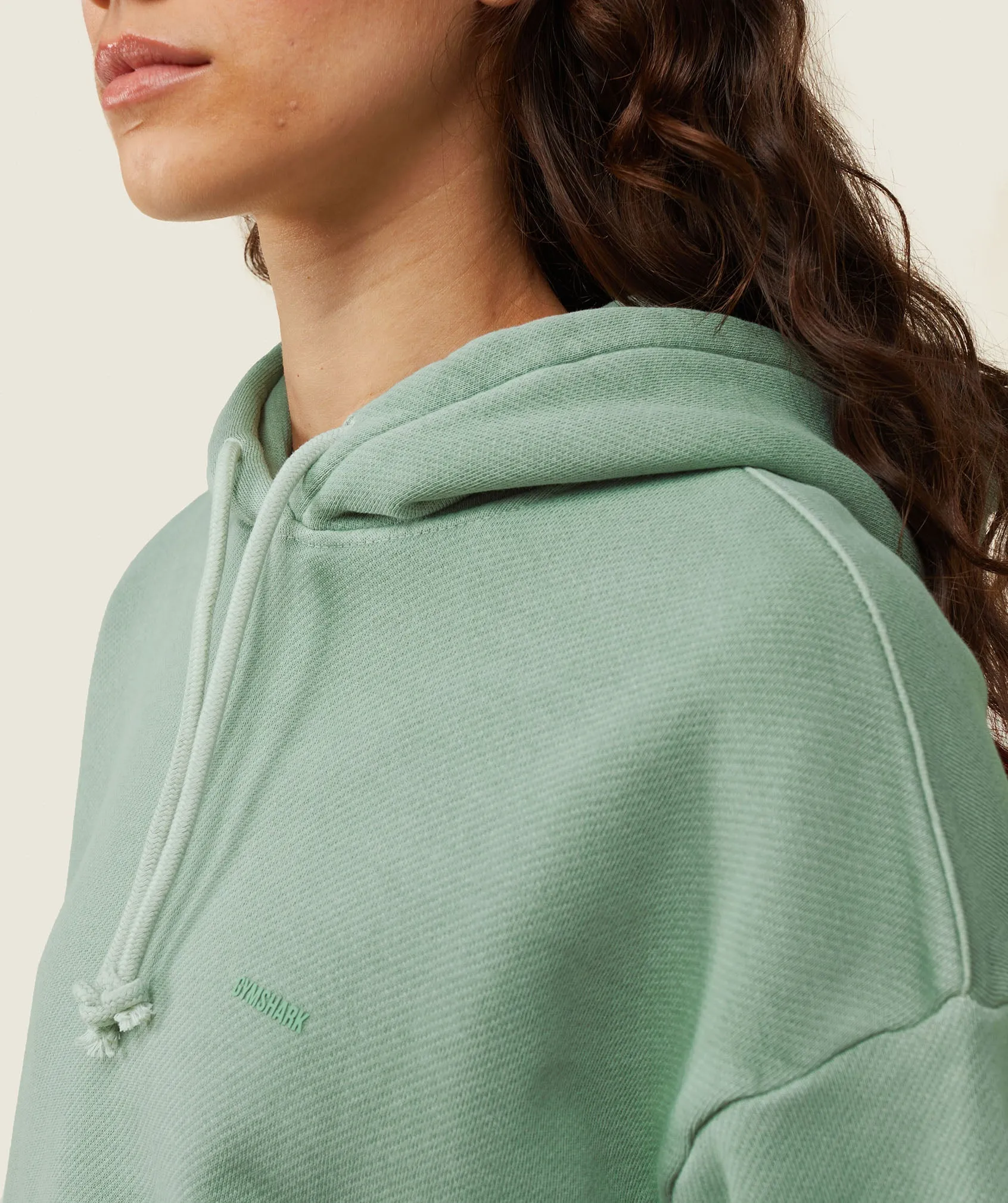 Gymshark everywear Relaxed Hoodie - Dollar Green