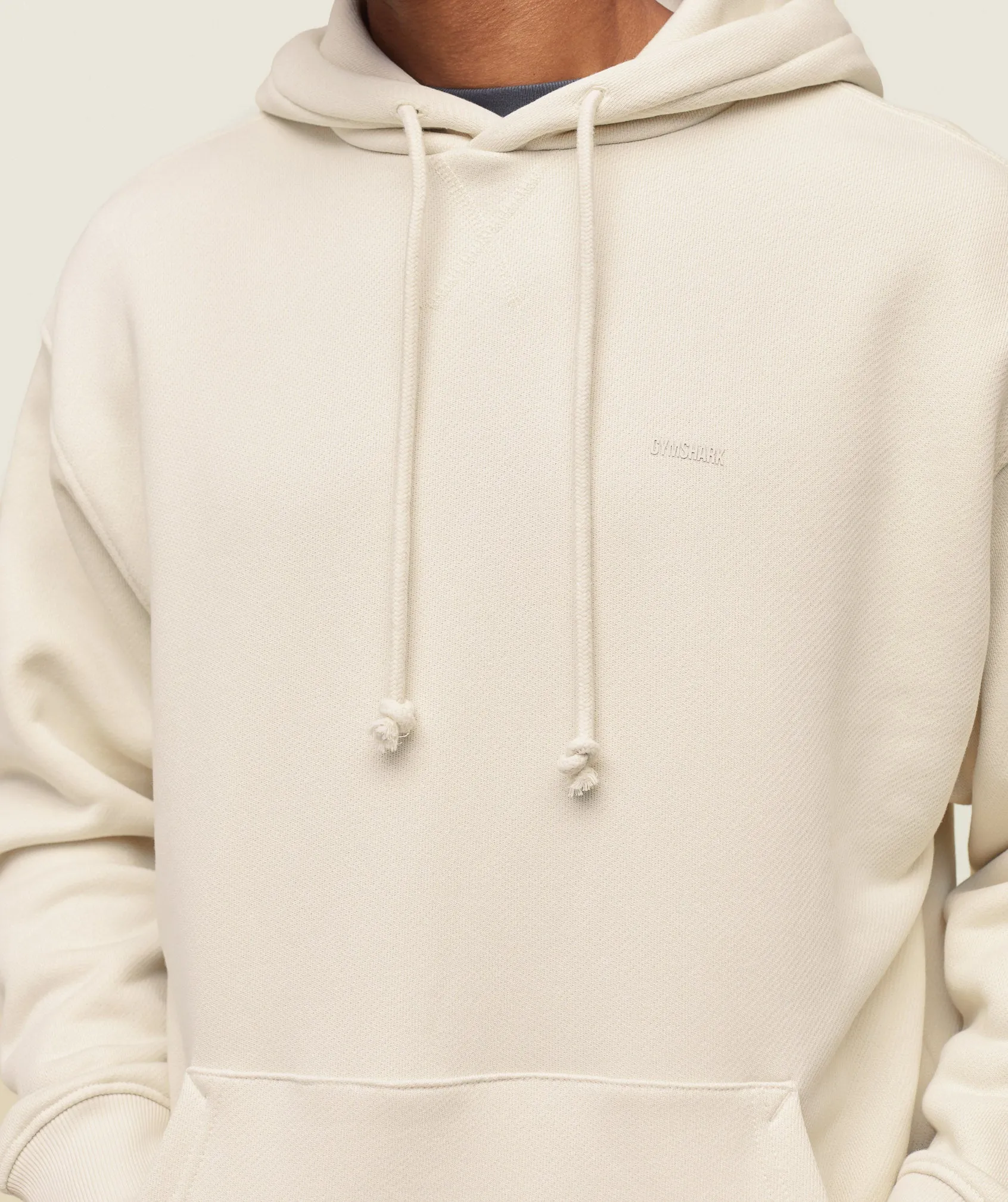 Gymshark everywear Relaxed Hoodie - Oat White