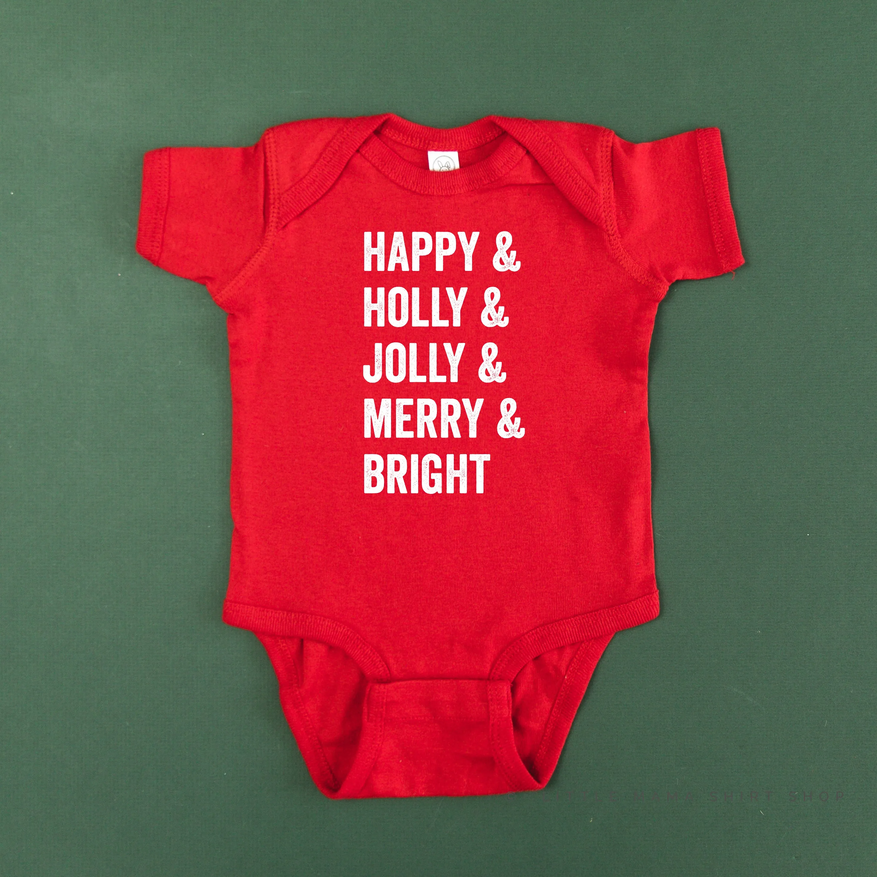 Happy   Holly   Jolly   Merry   Bright - Child Tee