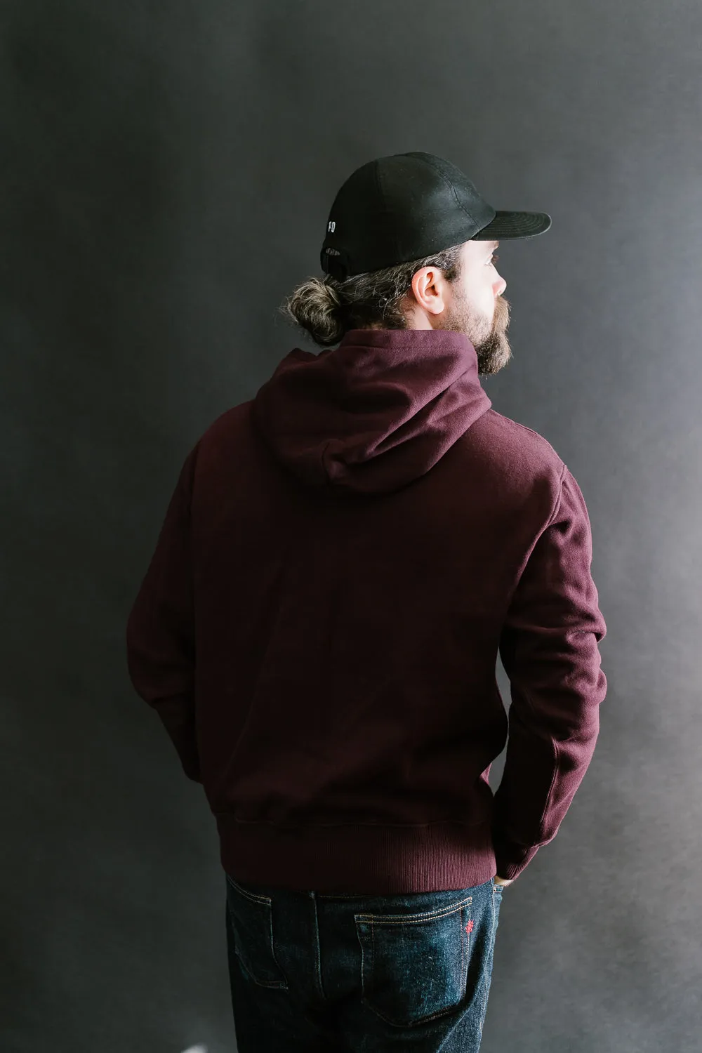 HD31.506 - 13oz Athletic Hoodie Relaxed Fit - Burgundy