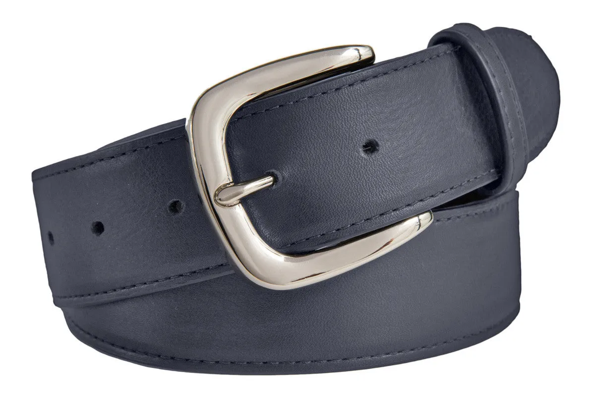 Hudson Belt, (1.5") Shiny Silver Buckle