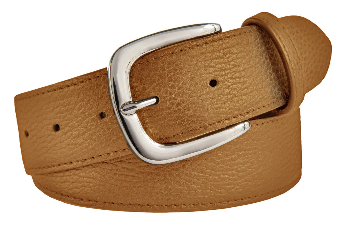 Hudson Belt, (1.5") Shiny Silver Buckle