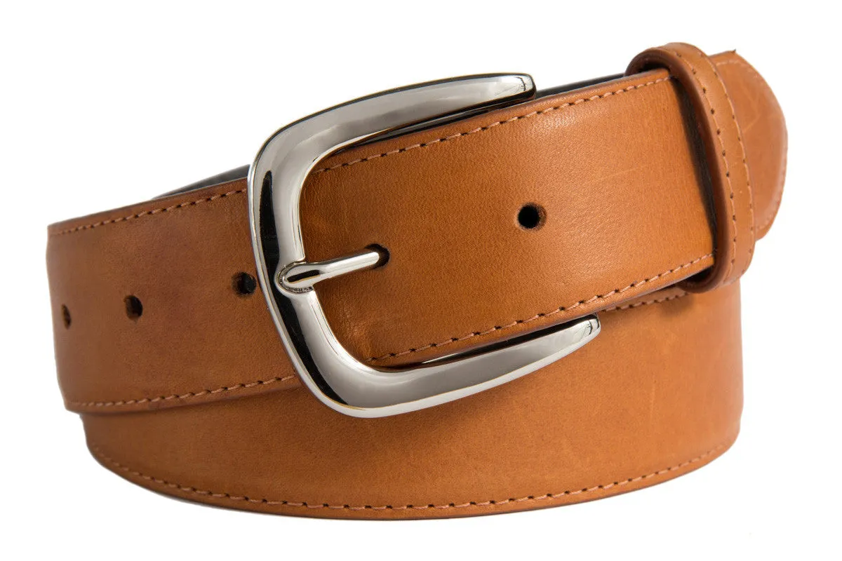 Hudson Belt, (1.5") Shiny Silver Buckle