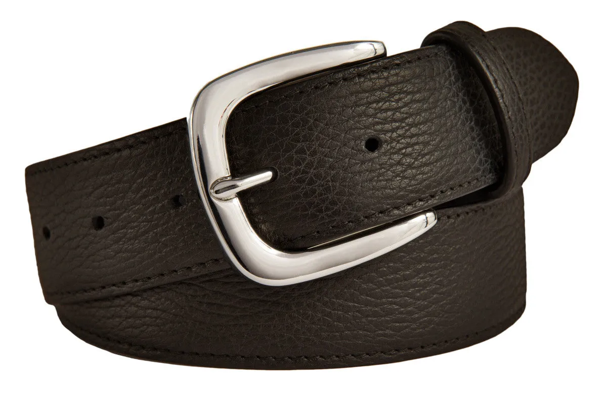 Hudson Belt, (1.5") Shiny Silver Buckle