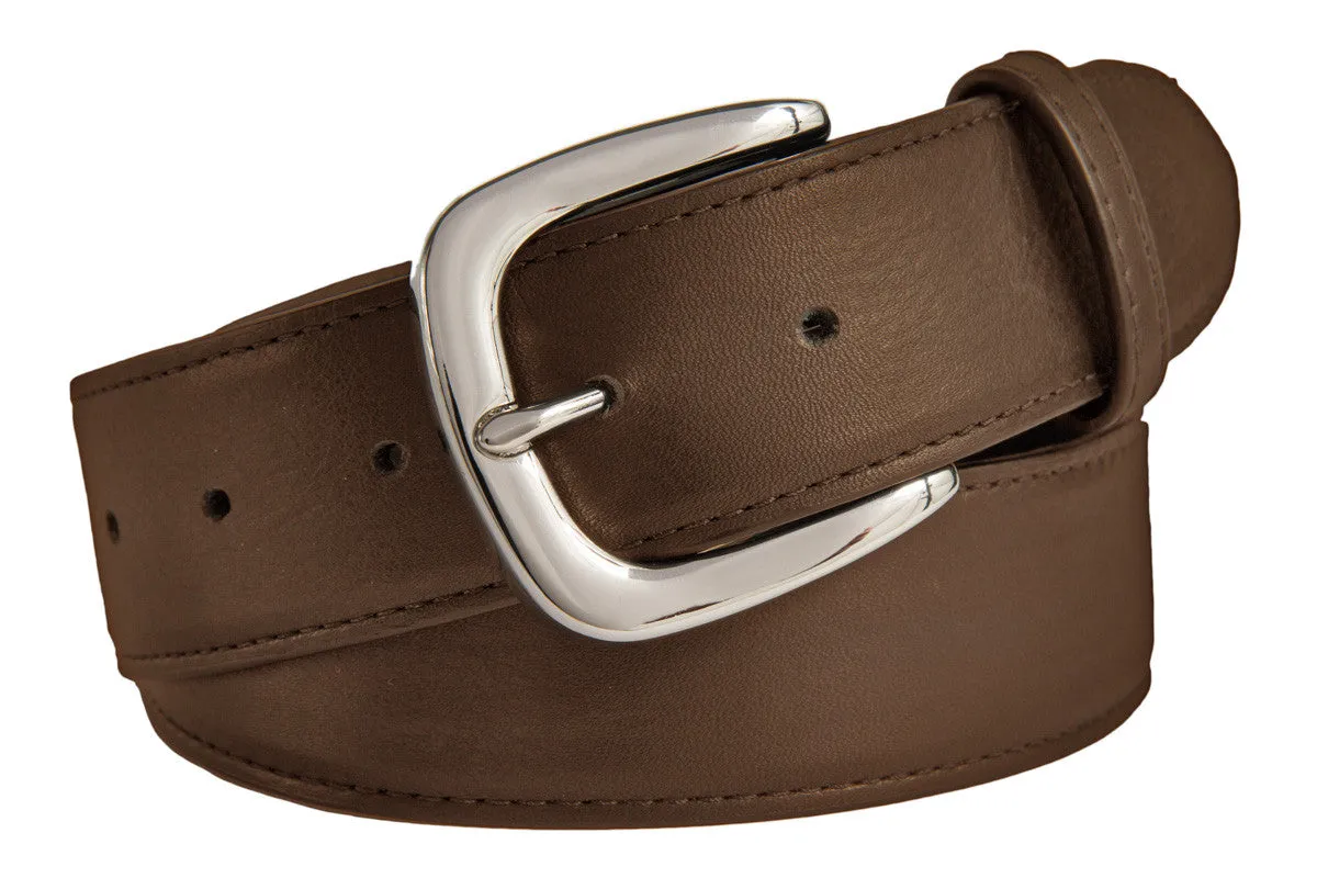 Hudson Belt, (1.5") Shiny Silver Buckle