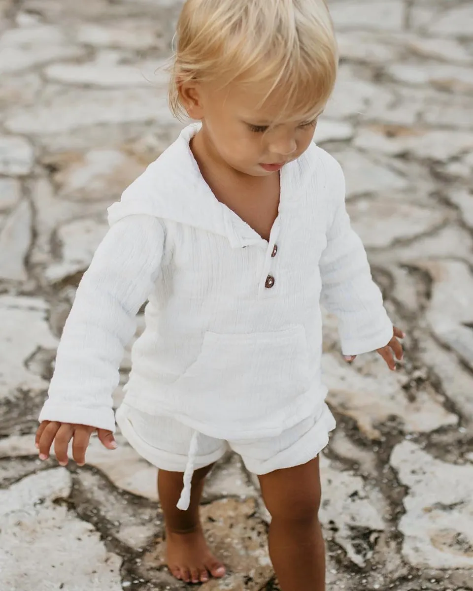 Knox Shorts (white muslin)