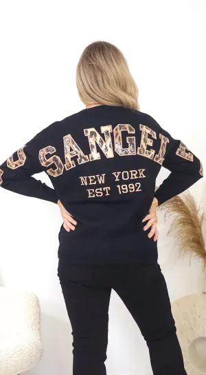 Los Angeles Black Sweater