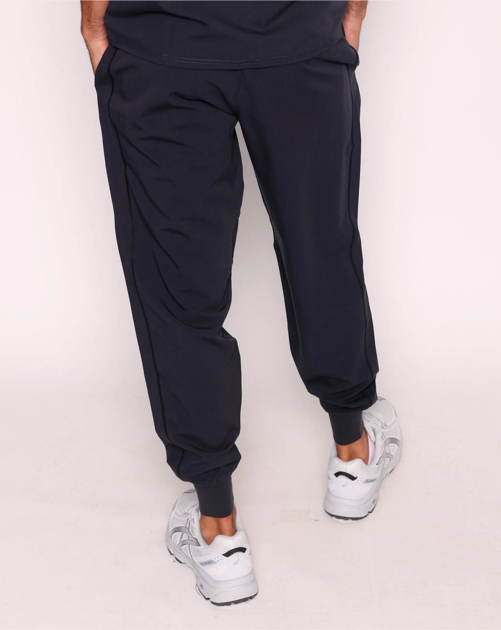 Maxwell Scrub Joggers - Black