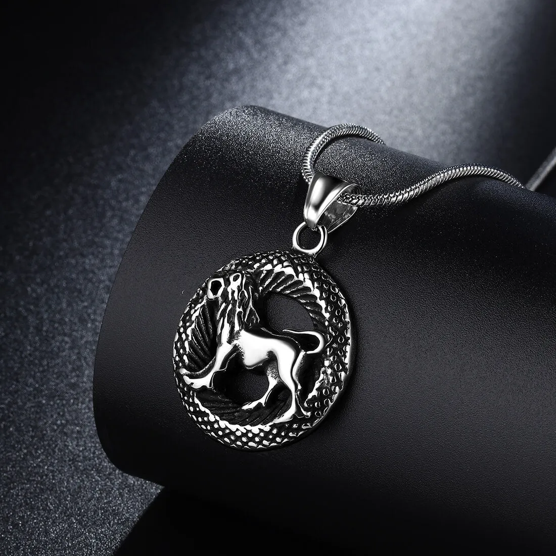 Men Zodiac Leo Necklace Pendant Star Sign Constellation Jewelry Women Boys Girls Birthday Gift