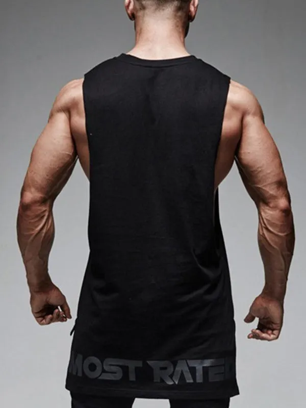 Men's Solid Color Sports Breathable Casual Vest