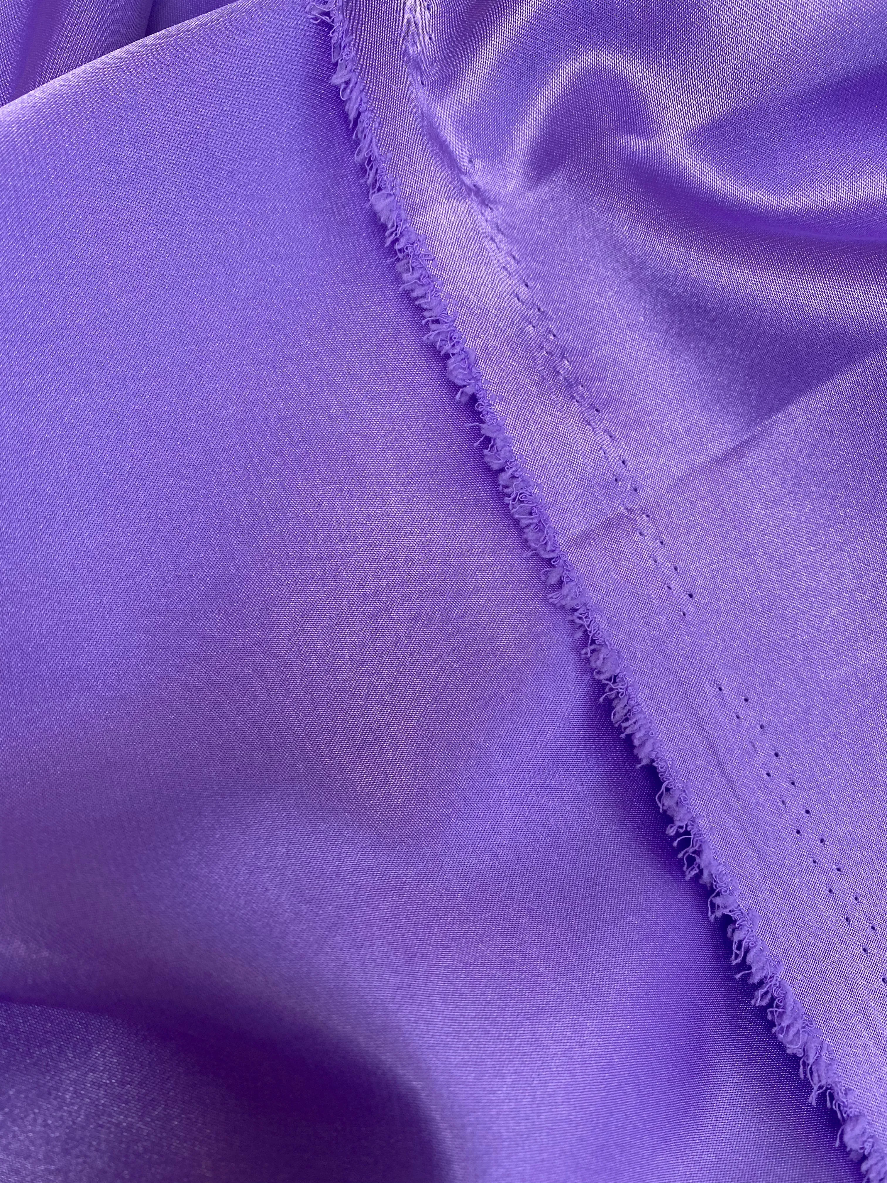 NEW Duchess Malaika "Faux Silk" Satin in Solid Lilac Purple