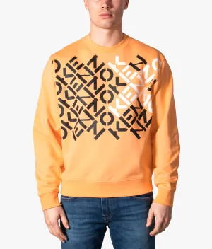 Relaxed Fit Kenzo Sport Monogram Sweatshirt