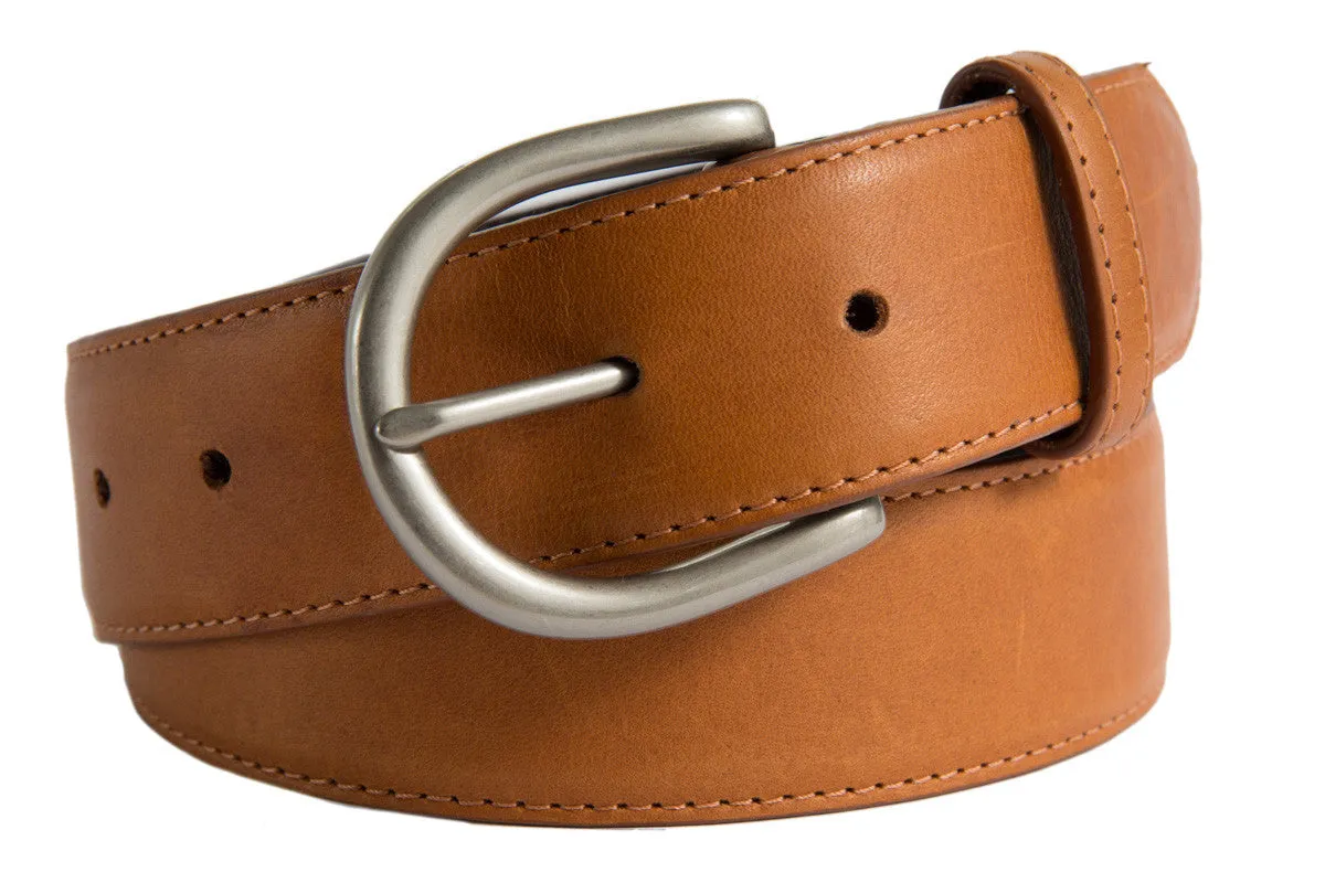 Soho Belt, (1.5") Brushed Silver Buckle