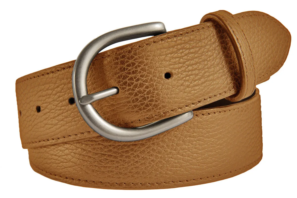 Soho Belt, (1.5") Brushed Silver Buckle