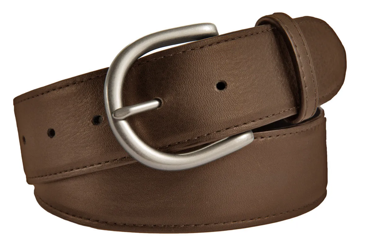 Soho Belt, (1.5") Brushed Silver Buckle