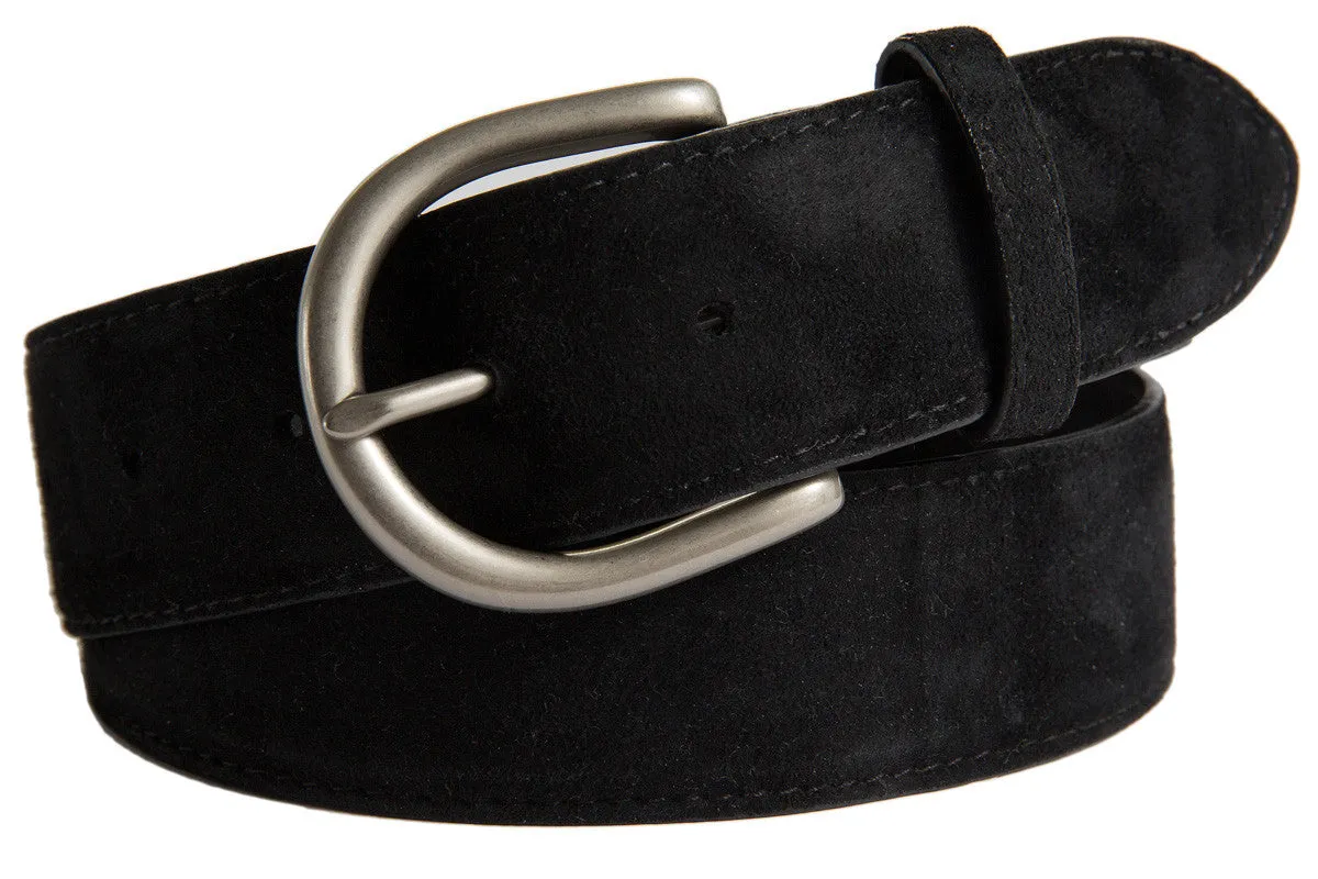 Soho Belt, (1.5") Brushed Silver Buckle