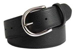 Soho Belt, (1.5") Shiny Silver Buckle