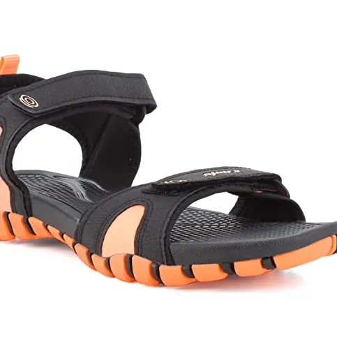 Sparx womens SS0572L Blackpeach Sandal - 5 UK (SS0572LBKPC0005)