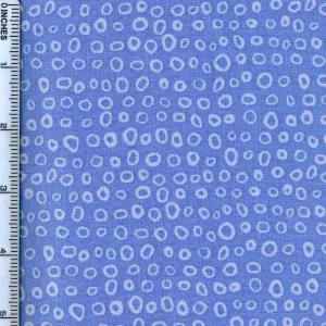 Stof Fabrics Dot Mania-7 Blue Cotton Prints