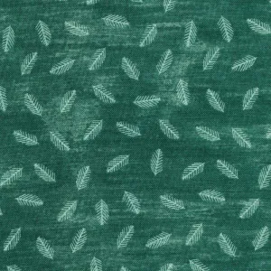 Stof Fabrics Savana Green Leaf Cotton Prints