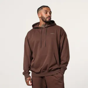 Vanquish Essential Chocolate Oversized Pullover Hoodie