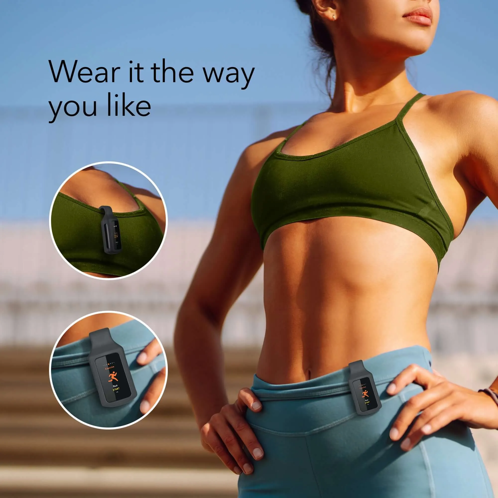 Wasserstein Fitbit Charge 5 Clip Holder | Made for Fitbit